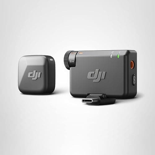 DJI Mic Mini (1 TX + 1 RX), Wireless Lavalier Microphone for iPhone/Camera/Android, Ultralight, Detail-Rich Audio, Noise Cancelling, Automatic Limiting, Vlog, Streaming, 400m Transmission thumbnail 8