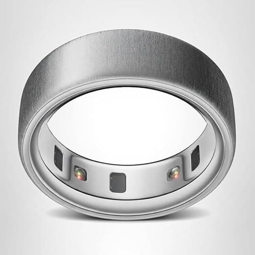 Oura Ring 4 - Brushed Silver - Size 9 - Size Before You Buy thumbnail 11