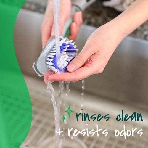 Scotch-Brite Odor Resist Soap Control Dishwand Brush, Non-Scratch Cleaning Brush with Scraper, Stands Upright, 1 Pack thumbnail 6