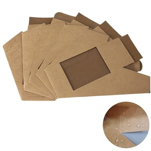 Hewnda 50 Pcs Sandwich Paper Boxes,Sandwich wedge eco-friendly takeaway box | with window display for Bakery,Restaurant Takeaway service(Large) thumbnail 6