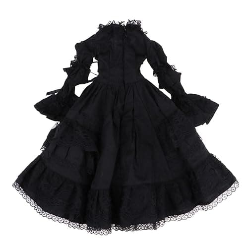 Fenteer 1/3 BJD SD Doll Outfits Lolita Dress Black Princess Dress for Night Lolita thumbnail 4