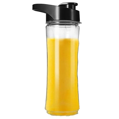 Blender Cup Smoothie Bottle, Tritan Spare Cup Replacement with Leak-Proof Lid 600ML - Image 1