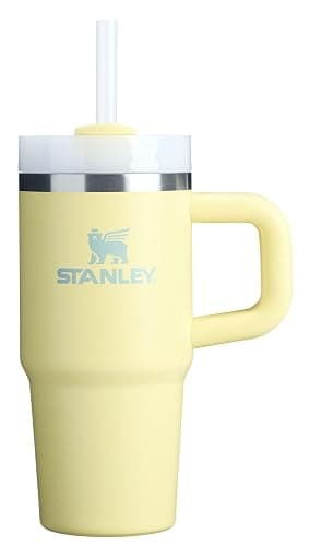 STANLEY Quencher H2.0 Tumbler with Handle and Straw 14 oz | Flowstate 3-Position Lid | Cup Holder Compatible for Travel | Insulated Stainless Steel Cup | BPA-Free | Pomelo - Image 1