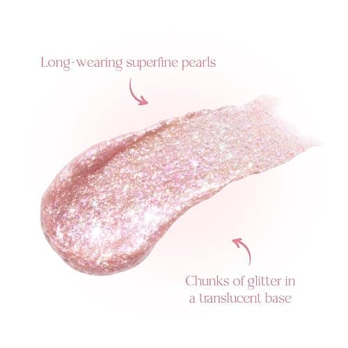 dasique Starlit Jewel Liquid Glitter (06 Pink Crystal) | Twinkle Glitter Shadow | Korean Makeup | Shimmer Eye Make Up | Eyeshadow Eyeliner | Long lasting | Multi use | Quick drying thumbnail 5