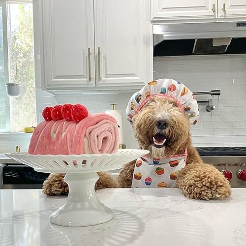 CHEWFFON Dog Enrichment Toys, Dog Puzzle Interactive Toy, Puppy Birthday Cake Toy for Boredom and Stimulating, Slow Feeding Snuffle Mat Crinkle Gift for Small and Medium Dogs thumbnail 5