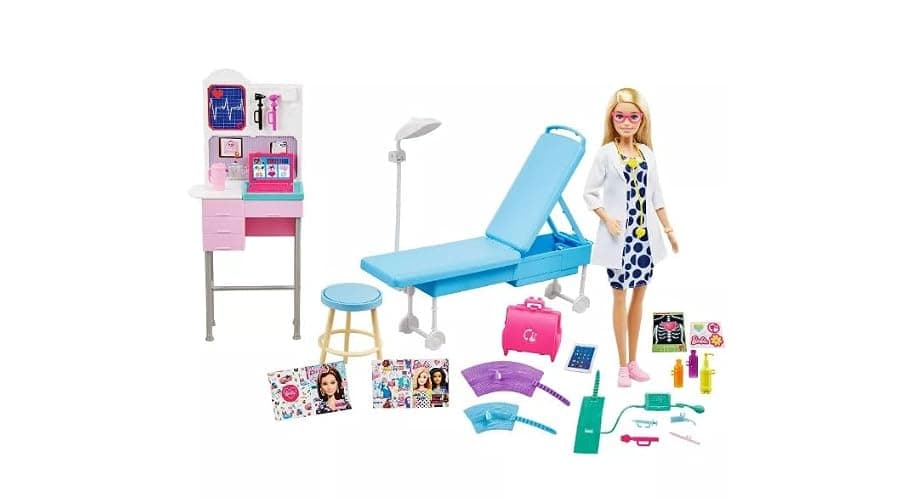 Barbie Doll (Medical Doctor Deluxe Doll Playset) - Image 1