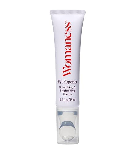 Womaness Eye Opener - Anti Aging, Hydrating, & Moisturizing Under Eye Cream for Dark Circles and Puffiness - With Hyaluronic Acid, Bakuchiol Retinol Alternative, & Firming Red Algae Extract – 15ml - Image 1