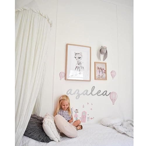 IBIZA VIBE MAMERIA Kids Bed Canopy with Frills Cotton Hanging Tent Curtain Net for Reading Nook Hideaway Bedding Play Room Decor (Beige) thumbnail 3
