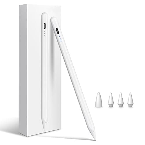 Cisteen Stylus Pen for iPad 2025-2018, Pencil for iPad 11th A16/10/9/8/7/6,Air 11/13 M2/M3,Pro 11/13 M4/M5,Pro 12.9",Air 5/4/3,Mini 7 A17 Pro/6/5,with Faster Charge,Tilt Sensor,Palm Rejection - Image 1