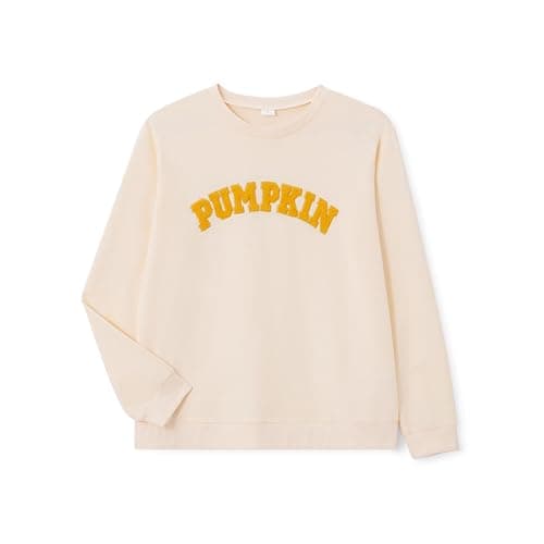 Karuedoo Mommy and Me Matching Outfits Halloween Family Matching Shirts Pumpkin Spice Embroidery Sweatshirt Pullover Top thumbnail 2