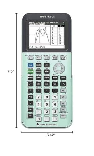Texas Instruments TI-84 Plus CE Color Graphing Calculator, Mint thumbnail 13