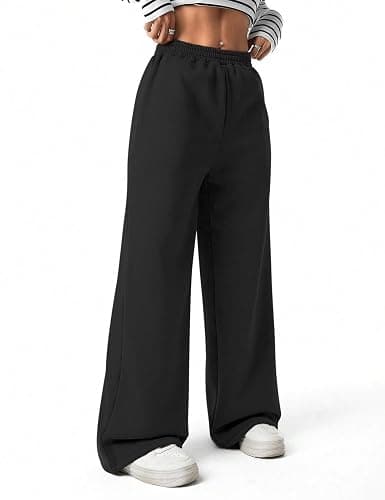 Fleece Wide Leg Sweatpants thumbnail 3