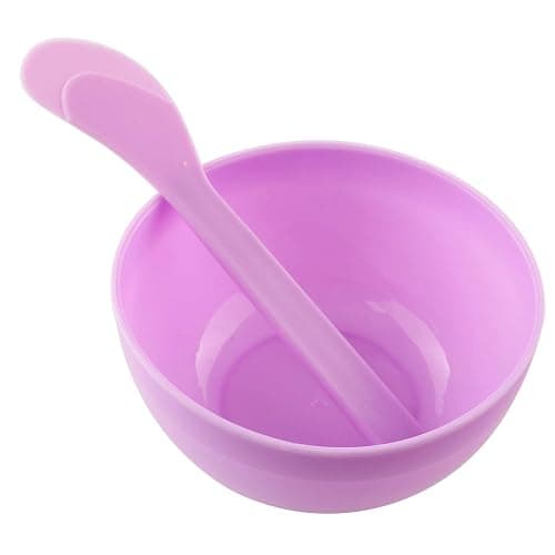 Tegg DIY Slime Making Tools 5PCS Purple PP Plastic Glue Mixing Bowls with 5PCS Glue Mixing Spoons for Funny Craft Making Arts thumbnail 4