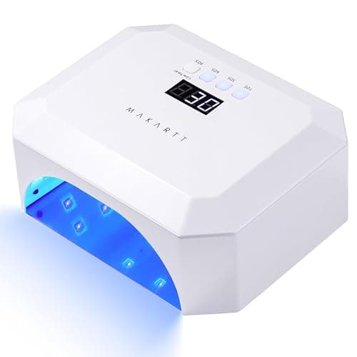 Makartt UV LED Nail Lamp: UV Light for Gel Nails Rechargeable Aurora 36W Gel Lamp with 4 Timers & Auto Sensor Professional Fast Curing Cordless Nail Light for Home Salon Manicure - Image 1