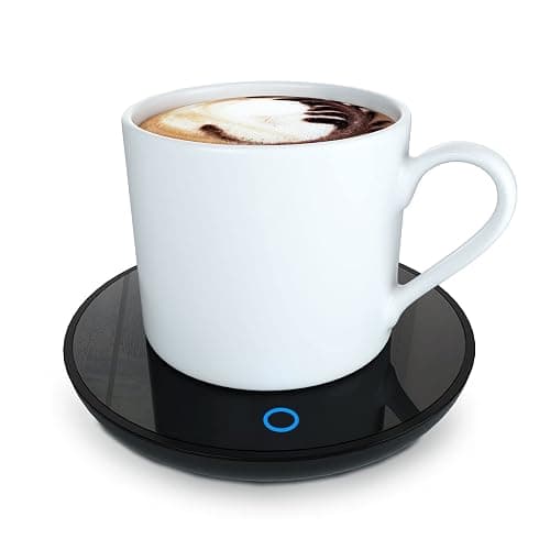 GARMEE Scalda Tazza da Caffè Elettrico, Scaldabiberon Intelligenti per Scrivania da Ufficio, Scaldabibere con 2 Impostazioni di Temperatura, Scaldino da Tè, Scaldino Elettrico per Bevande Cacao Latte - Image 1