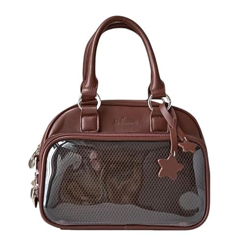 Vobomo Ita Bag Ita Backpack with Insert Big Capacity Single Shoulder Bag Crossbody Bag Y2k Handbag Commuter Bag (Brown) - Image 1
