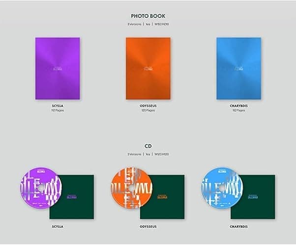 Enhypen – Dimensions: Dilemma Album + Pre-Order Benefit + Folded Poster + Extra Photocards Set (ODYSUS ver.) - Odysseus Ver. thumbnail 2