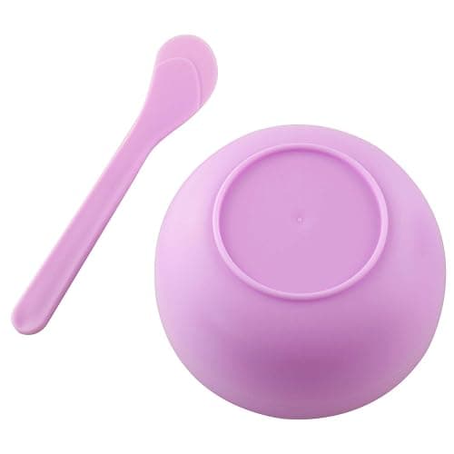 Tegg DIY Slime Making Tools 5PCS Purple PP Plastic Glue Mixing Bowls with 5PCS Glue Mixing Spoons for Funny Craft Making Arts thumbnail 6