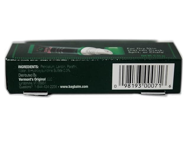 Bag Balm Original Skin Moisturizer Gift Box - 0.33oz, 4 Pack of Lip Balm Tubes thumbnail 8