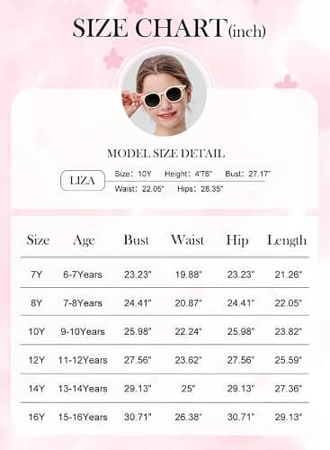 XiaoMoSha Swimming Costume Girls One Piece Bathing Suit with Adjustable Straps Color Contrast Trim for Age 6-16 Years Teens Girls thumbnail 6