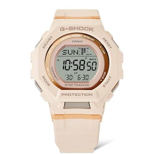 Casio G-Shock Step Tracker Light Pink Digital Watch GMDB300-4 thumbnail 3