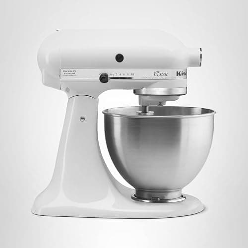 KitchenAid Classic Series 4.5 Quart Tilt-Head Stand Mixer K45SS, White thumbnail 7