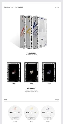 Stray Kids 'Go Live 生' 1st Album 3 VER SET CD+80p PhotoBook+2p PhotoCard+8p Lyric Leaflet+4 Cut Film+Secret Card+Message PhotoCard Set (A + B + C Ver SET) thumbnail 3
