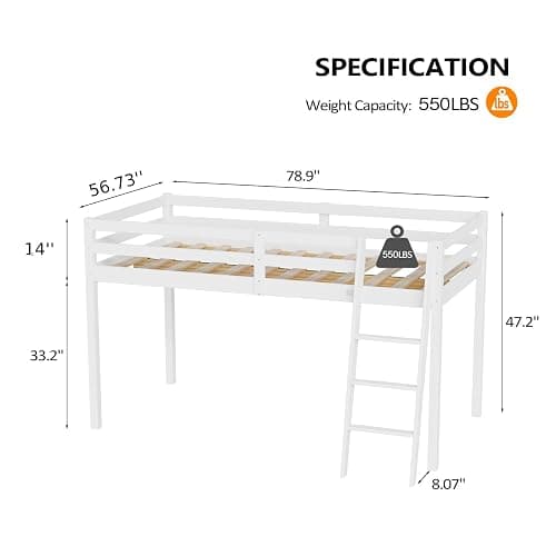 Low Loft Bed thumbnail 2