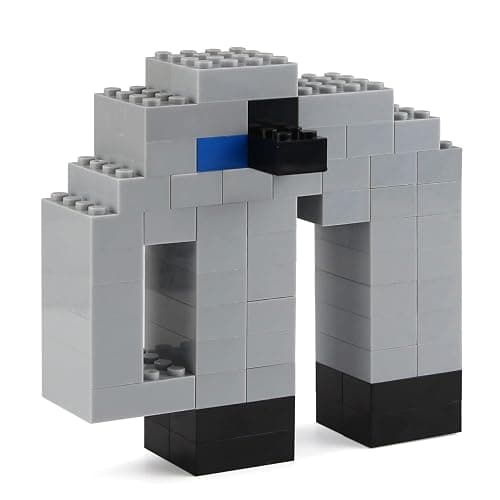 Feleph Basic Parts 320 Pieces 2x4 Light Gray Bricks Building Creative Play Blocks Set Toy Accessories Combine with Major Brick Brands (Gray Light) thumbnail 4