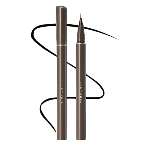 JUDYDOLL Ultra-Fine Liquid Eyeliner-Precision Tip for Wing Line, Smudge-Proof, Quick-Drying, Waterproof, Easy to Get Inner Corner Lined, Hooded Eyes-Friendly (#01 Black) - Image 1