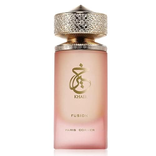 Paris Corner | Khair Fusion Lychee Perfume 3.4 Fl Oz | A Lychee Perfume Blending Fruity Notes of Lychee, Blackcurrant, and Red Apple with Floral Elegance for an Enchanting Aroma - Image 1