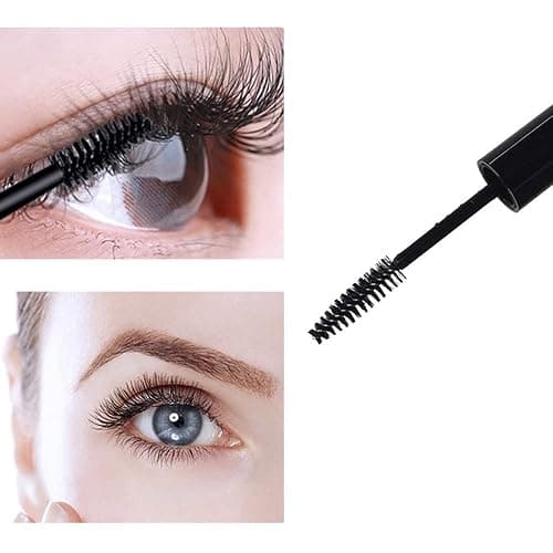 4 Pack Empty Mascara Tube with Eyelash Wand, ForSewian10ml Premium Eyelash Cream Container Bottle with Mini Funnels and Leak Stoppers (black) thumbnail 2