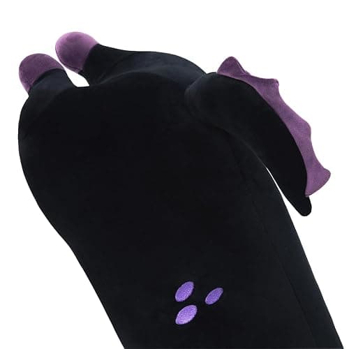 Sausudols Long Axolotl Plush, 27.6” Long Axolotl Body Pillow for Kids, Cute Axolotl Stuffed Animals for Girls, Soft Plushies Toy Gifts for Birthday Dark Purple thumbnail 6