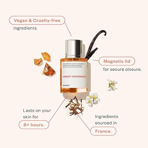 Dossier - Ambery Cedarwood - Eau de Parfum - Perfume Luxury - Pure Infused - Paraben-Free - Vegan - For Women - Fragrance 1.7 oz (Spray 50ml) thumbnail 2