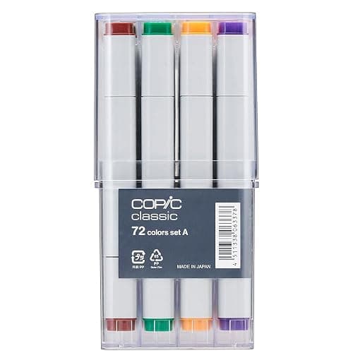 Copic Classic, Alcohol markers, 72 Color Set A (New Ver.) thumbnail 4