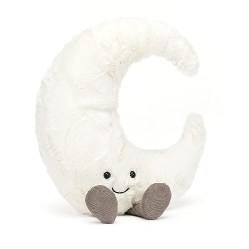 Jellycat Amuseables Moon Stuffed Toy, Medium 10.5" - Moon Plush - Fun Gift Idea - Image 1