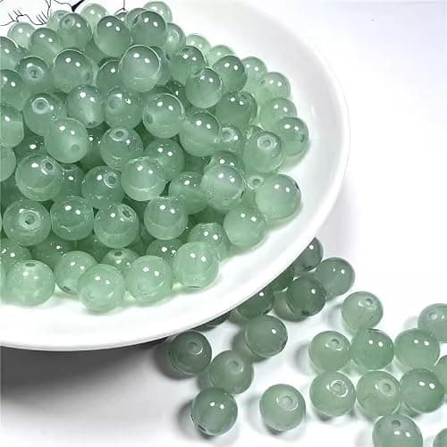 Perles pour Bracelet 8mm Rond Perle avec Boite Pierre Naturelle pour Bracelet Brillante Perles Rondes Pierres Naturelles Cristal avec Trou Kit de Fabrication de Bijoux de Bracelet DIY (700Pcs) thumbnail 5