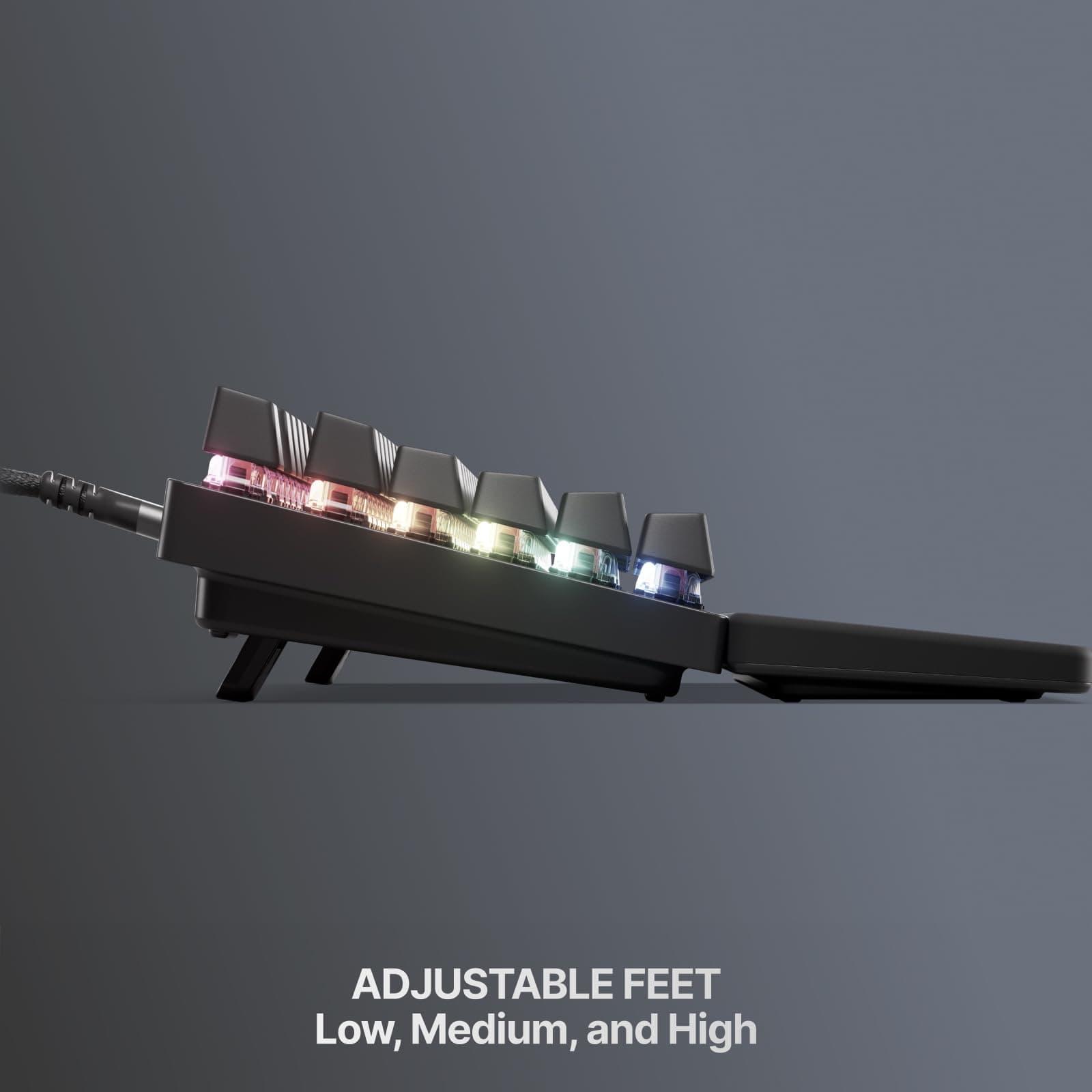 SteelSeries Apex Pro TKL Gen 3 OmniPoint 3.0 HyperMagnetic Switches — Adjustable Actuation — Rapid Trigger — Game-Ready Presets — Protection Mode — Rapid Tap/SOCD — OLED — RGB — PBT Keycaps — USB-C thumbnail 11