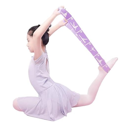 Xensamy 2-Pack Adjustable Kids Dance Stretch Bands - 8-Loop Elastic Bands for Ballet, Latin, Yoga, Gymnastics & Stretching - Flexible, Multi-Section Design for Dance Training & Flexibility thumbnail 7