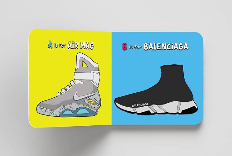 ABCs for the Future Sneakerheads: A to Yeezy - Fun Kids Sneaker Book For Children and Hypebeast Parents, Sneaker ABC book with Grail and Deadstock ... Adults and Toddlers by Diaper Book Club thumbnail 2