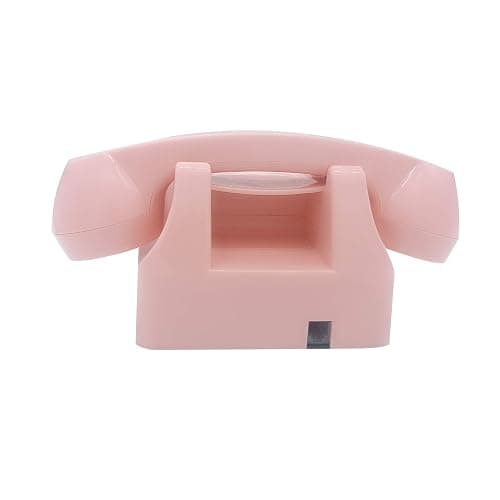 Retro Corded Landline Phone, TelPal Classic Vintage Old Fashion Telephone for Home & Office, Wired Home Phone Gift for Seniors - Pink thumbnail 8