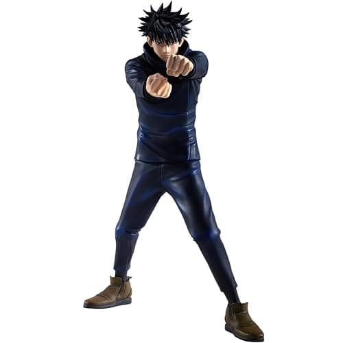 MABAIUDE Fushiguro Megumi Figure JJK Anime Figure, Fighting Pose Fushiguro Megumi Statue Model Handmade Collectible Desktop Decor Gifts for Fans 20cm/7.87'' - Image 1
