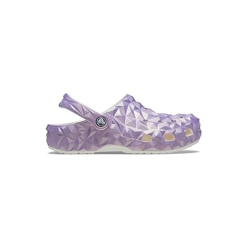 Crocs Unisex-Adult Classic Geometric Clog - 6 Women/4 Men - Iridescent Lilac thumbnail 6