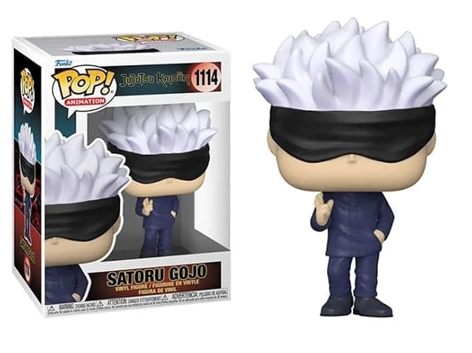 Funko Pop Jujutsu Kaisen + Protector: Pop! Animation Vinyl Figure (Gift Set Bundled with ToyBop Brand Box Protector Collector Case) (Satoru Gojo) - Image 1