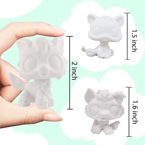 for LPS Pet Shop White DIY Base - Design Your Own Custom Pet Figure Craft Kit for Collectors and Kids Ages 3-18 Holiday Birthday Gift Toy Accessory (C15) thumbnail 3