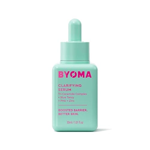 BYOMA Clarifying Serum - Barrier Repair Serum - Clarifying Facial Serum for Acne Prone Skin - Calming Face Serum with Ceramides, Blue Tansy, PHA & Zinc - Balanced & Healthy Skin - 1.01 fl. oz - 1.01 Fl Oz - Image 1