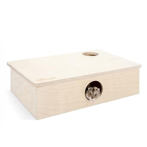 Niteangel Multi-Chamber Hamster House Maze - Multi-Room Hideouts & Tunnel Exploring Toys for Hamster Gerbils Mice Lemmings (6-Room Small) - Image 1