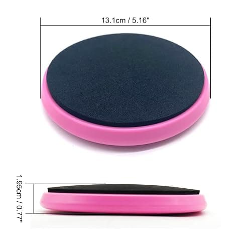 CampTeck U7271 Ballet Turning Disc, Pirouette Board, Round Dancers Turning Board, Spin Board Ice Skating - Pink with Black Foam thumbnail 2