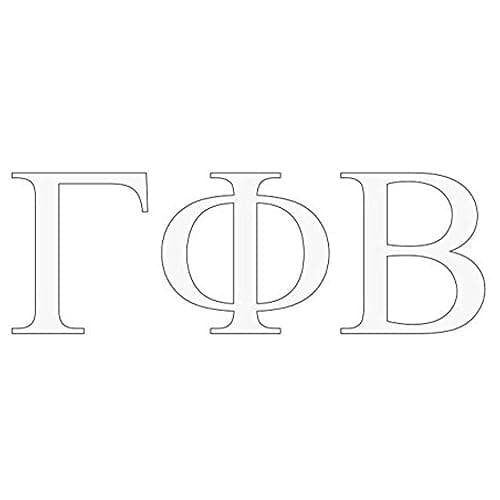 Gamma Phi Beta Greek Letter Window Sticker Decal - Image 1