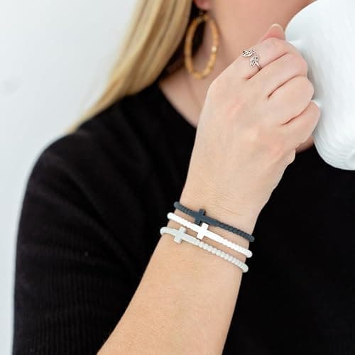Ryan & Rose Jesus Bracelets - Cross Silicone Bracelet thumbnail 3